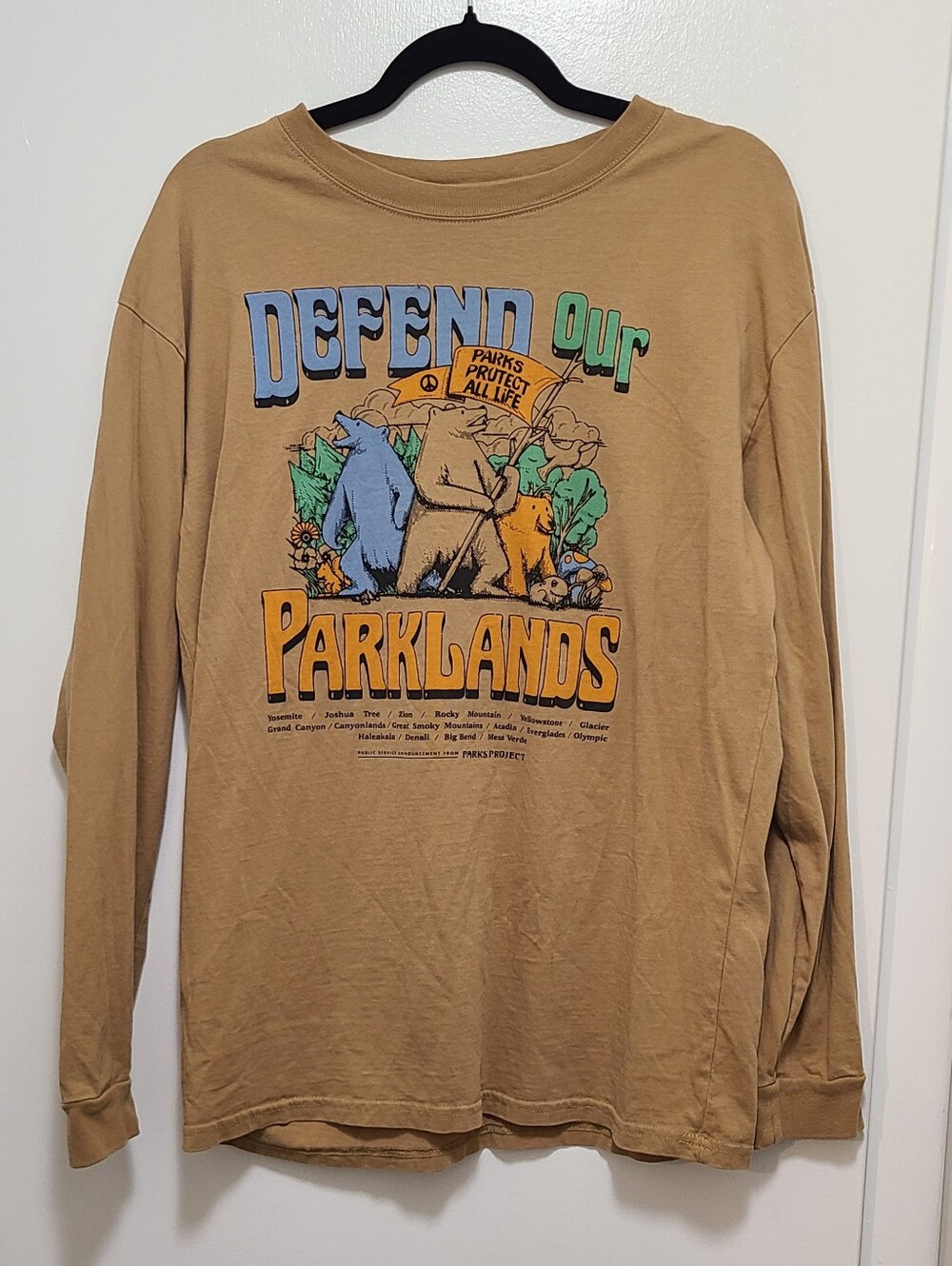 Parks Project Defend Our Parklands Long Sleeve Tee